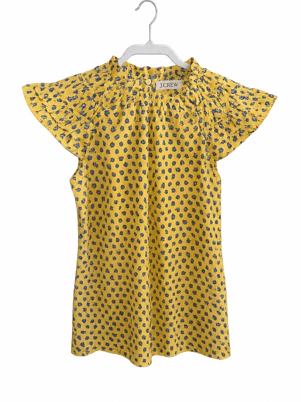 J. Crew Factory Flutter-Sleeve Top - Picture 1 of 3